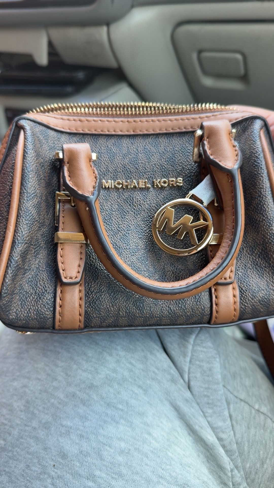 Michael Kors Bedford Legacy Extra Small Logo Duffle Crossbody Bag