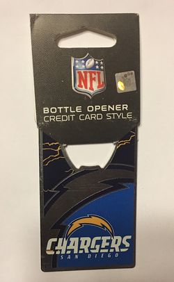 San Diego Chargers Credit Card Style Bottle Opener