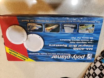 Poly-planar ma4055 integral grill boat speakers