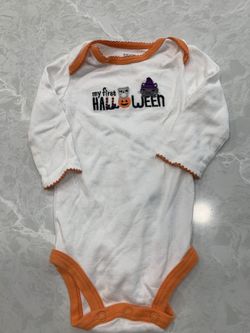 Infant Girl Halloween Themed Onesie Size 6M