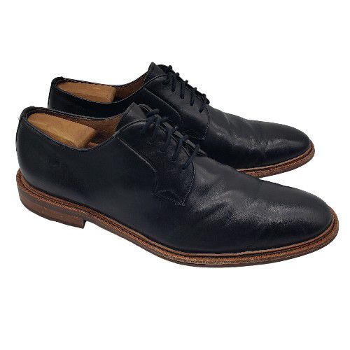 Gordon Rush 'Hester' Mens Black Leather Plain Toe Oxfords Dress Shoes Size 12 M