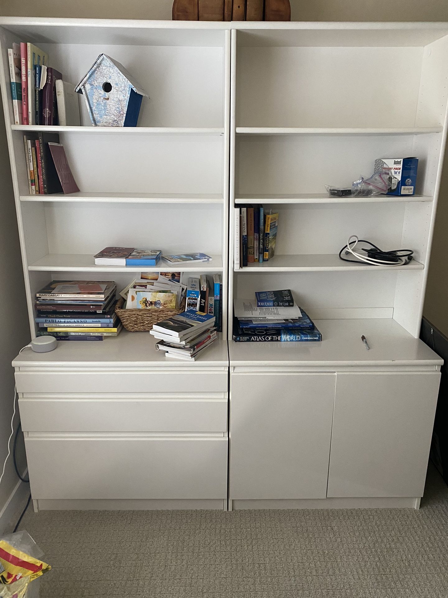 Cabinet Set With Shelves