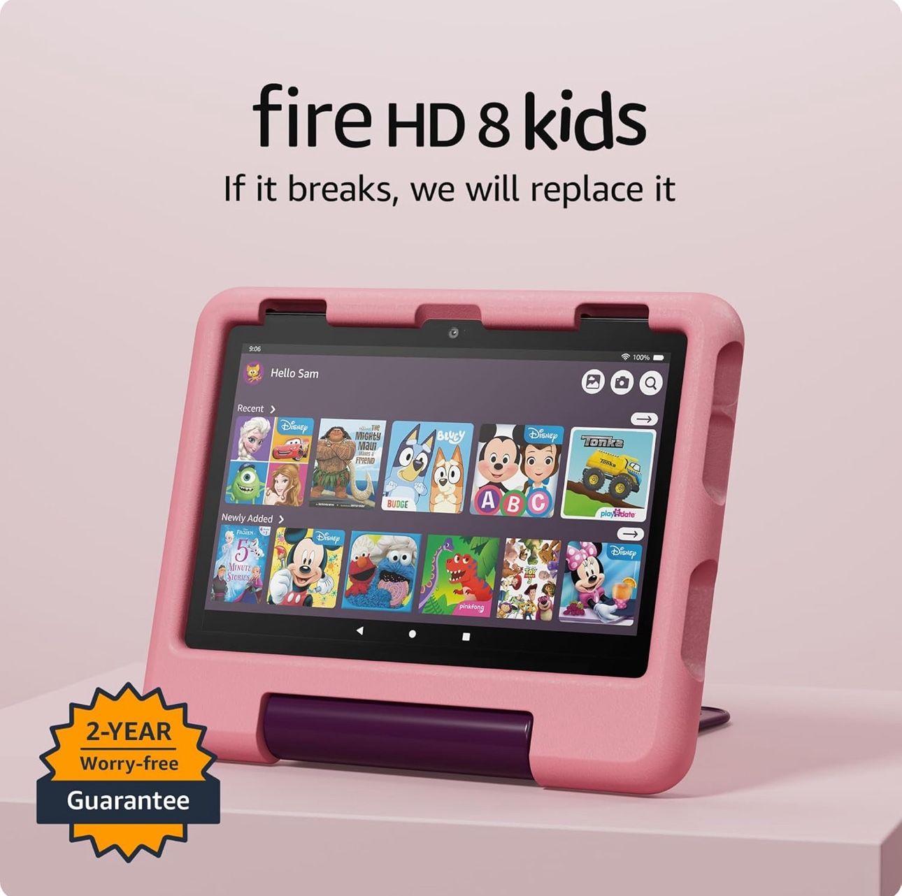 🔥NEW🔥 Amazon Fire 8 Kids tablet latest 2025 ages 3-7 | 3GB memory, 13-hr battery, 32GB