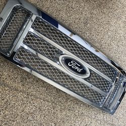 2009-2012 Ford F150 Lariat Chrome Mesh Grille