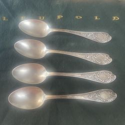 Silver Spoons (4) 875 Proof Never Been Used
