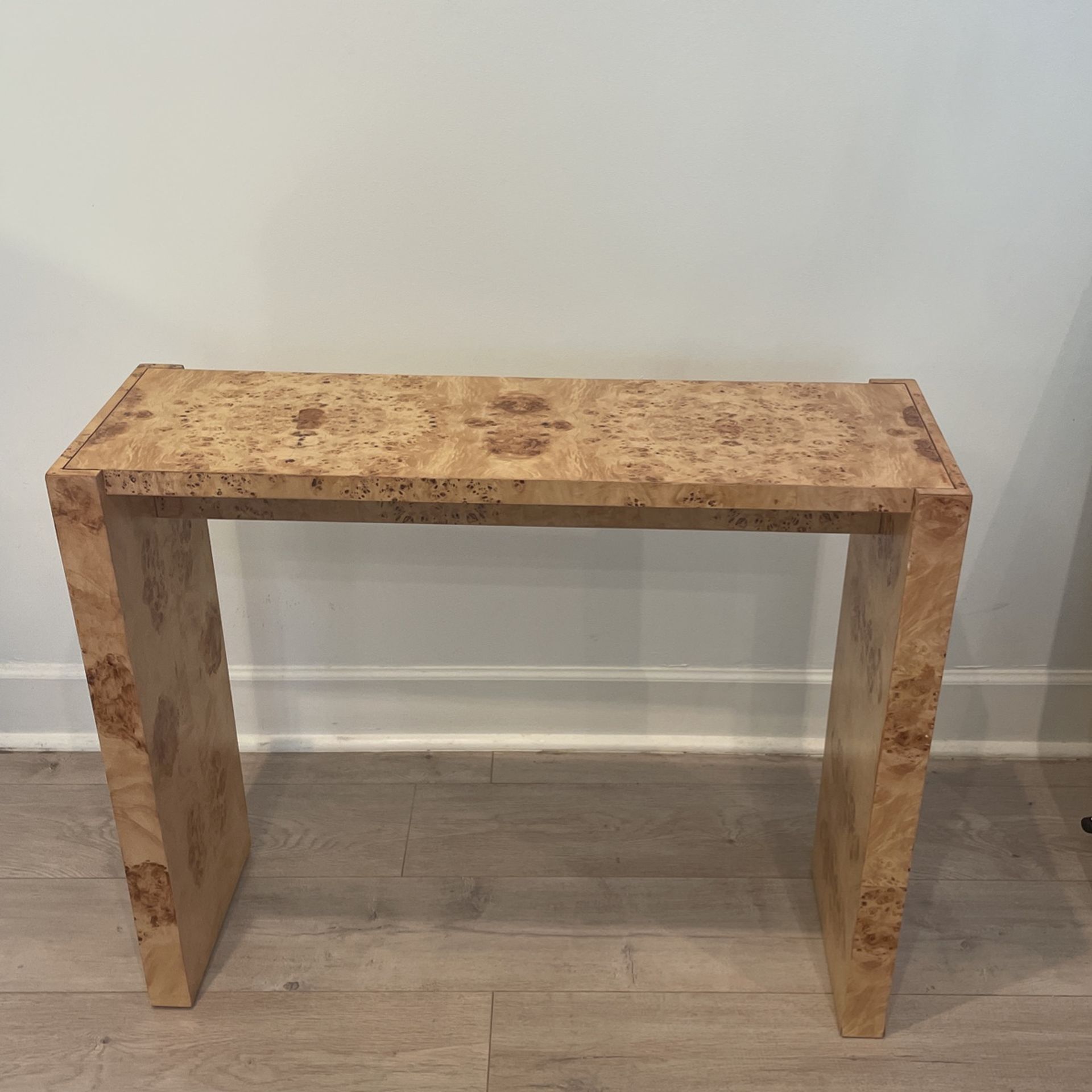 CB2 WOOD CONSOLE TABLE 34"