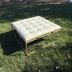FREE Faux Leather Ottoman