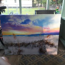Beautiful Beach Painting 