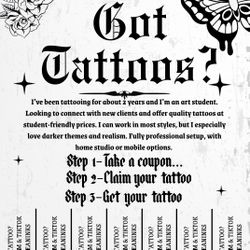 Tattoo (negotiable 🙌🏼)