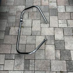 multiple Harley Davidson stock bars engine guard