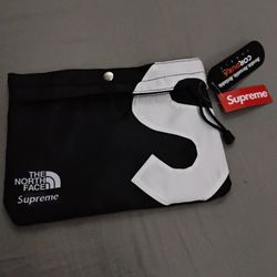 Black Supreme X North Face Side Bag