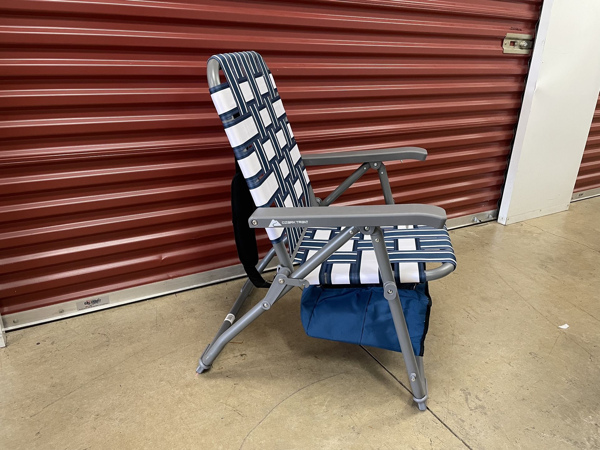 Ozark Trail Folding Web Chair with Cooler