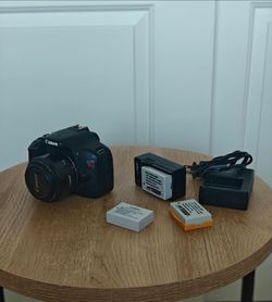 Canon T2i with accessories and lens
