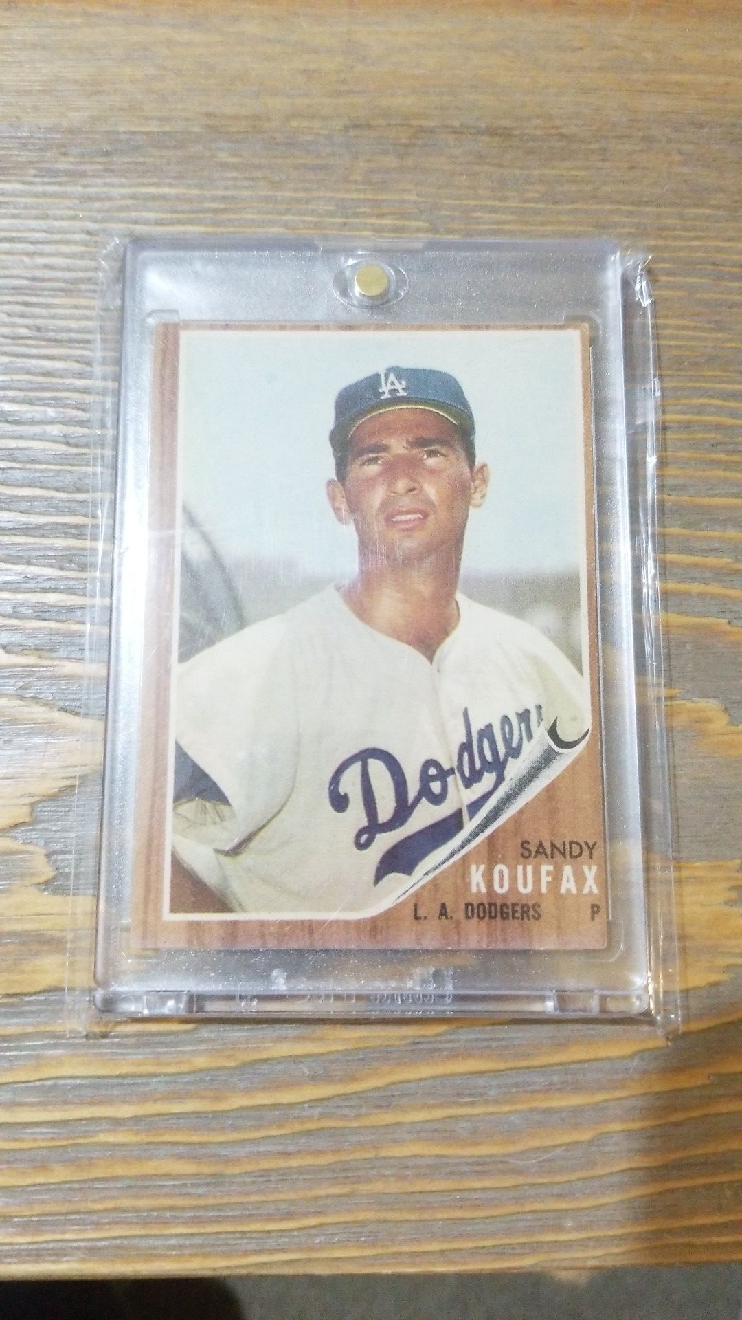 Baseball card- 1962 sandy koufax