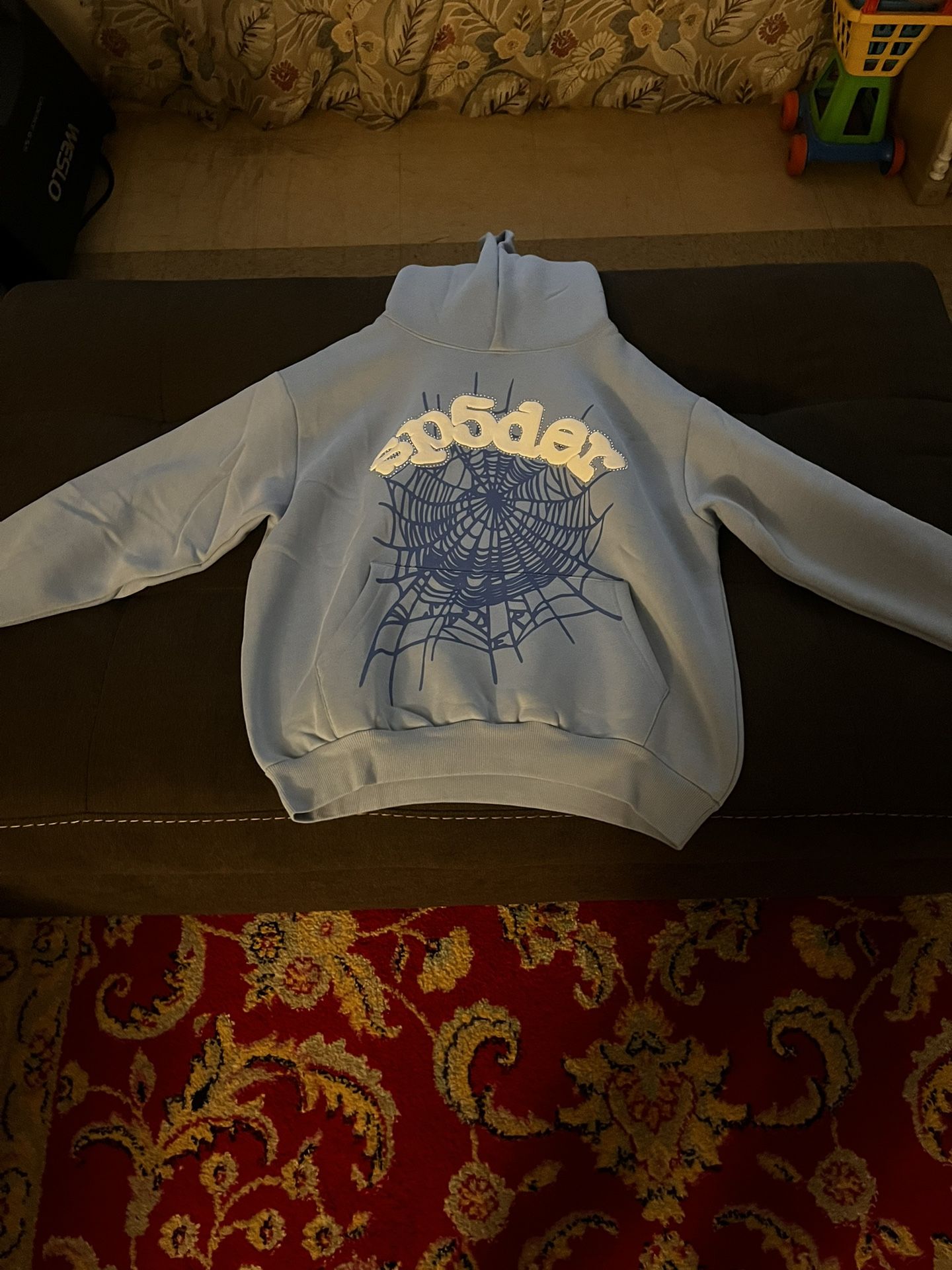 Sp5der Web Hoodie ‘Sky Blue’