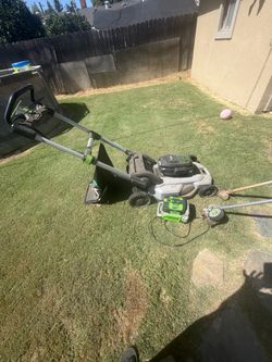 Lawn more edger and Whittier ego
