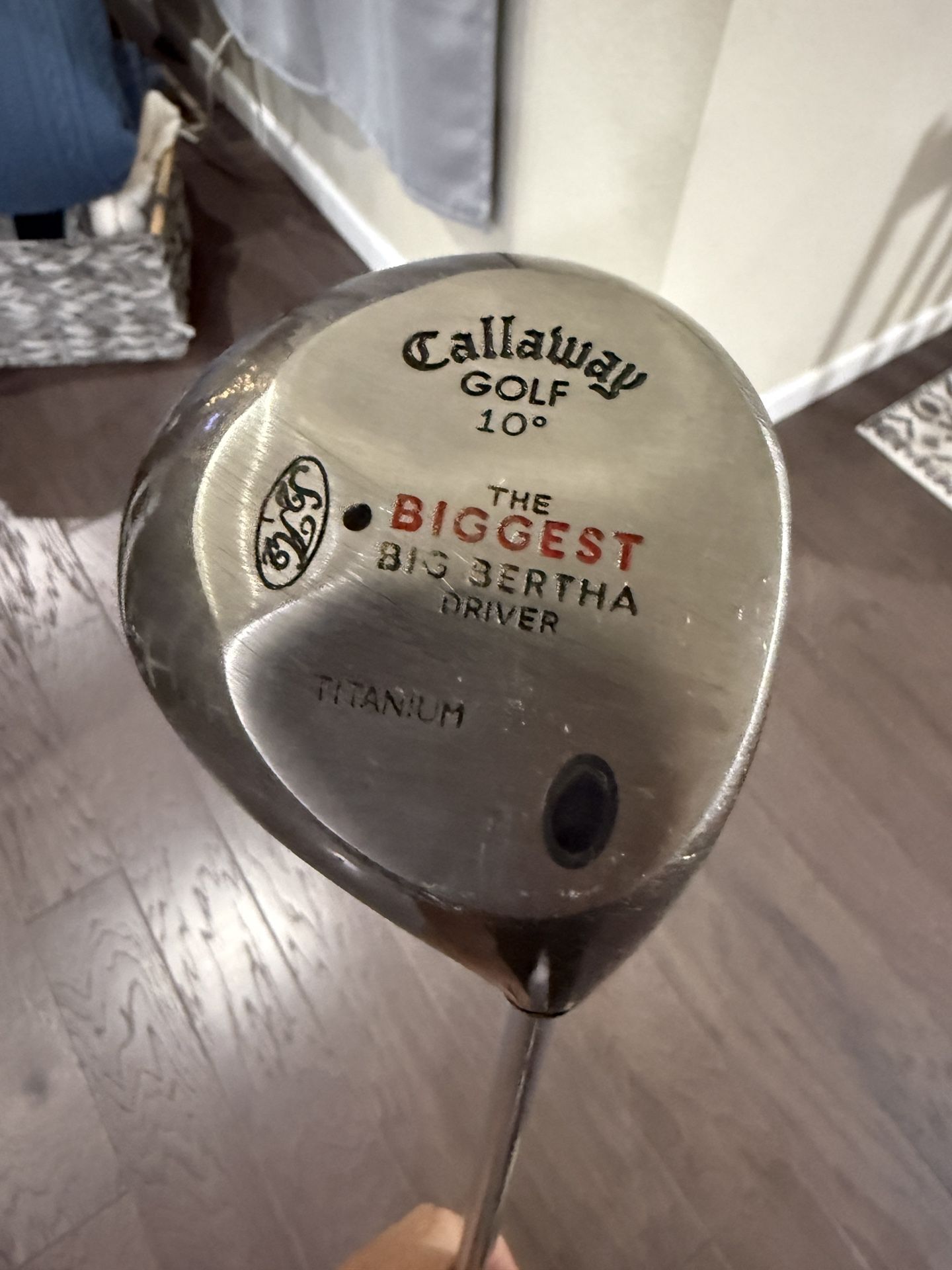 CALLAWAY GOLF DRIVER Biggest Big Bertha 10° Titanium Firm Flex