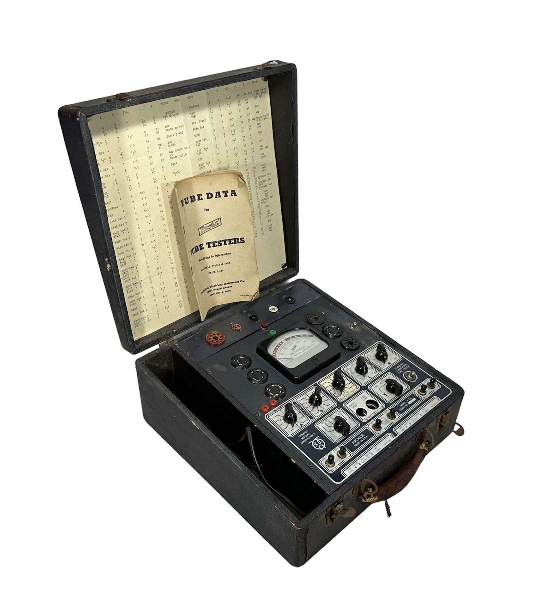 Vintage Rare Hickok T53 ~ Dynamic Mutual Conductance Tube Tester ~ PARTS/REPAIR