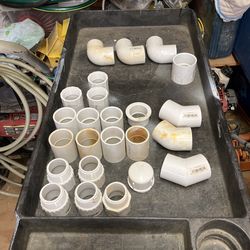 1”1/2  PVC fittings all for 50 bucks