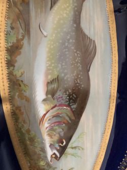 O&EG Fish platter vintage