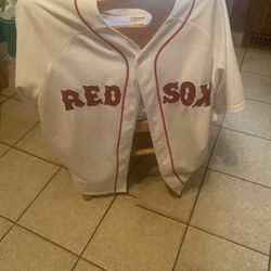 XL Red Sox Jersey Of One Of The Best Players In Red Sox History Manny rameriz