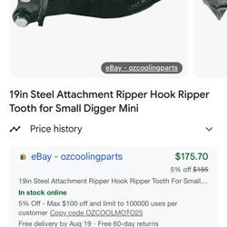 New Unused Mini Skid Steer Ripper