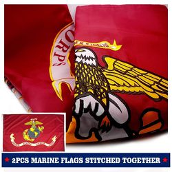 Marine Corps 3x5 outdoor Flags(qty 50)