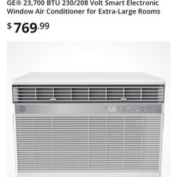

GE 23,700 BTU 230/208 Volt Smart Electronic Window Air Conditioner for Extra-Large Rooms



