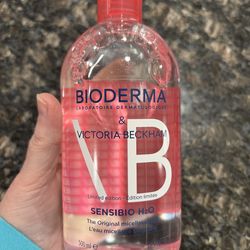 NEW BIODERMA LIMITED EDITION VICTORIA BECKHAM SENSIBIO H2O MICELLAR WATER HUGE BOTTLE $10!!