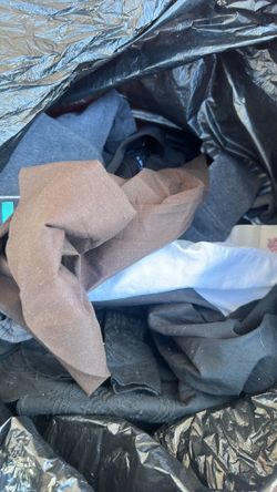 Free bags of used clothes