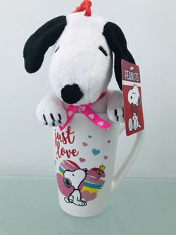 Snoopy Just Love with Mug & Snoopy