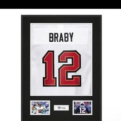 Jersey Frame Display Case 1 Pack, Lightweight & Durable Metal Jersey Frame with Mat, Pinboard, Shatterproof Plexiglass & Hanging Kit