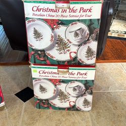 Christmas In The Park Dishes