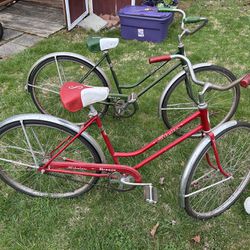 2 Vintage Schwinn Breeze Bikes