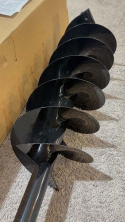 Ridgid auger bit 30" long, about 8" diameter

$70