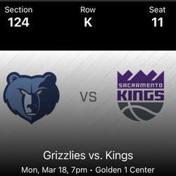 March 18 2024 7pm Kings Vs Grizzlies 