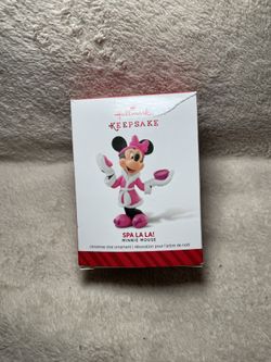 Hallmark 2014 Keepsake Ornament Disney Minnie Mouse Spa La La!