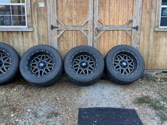 XD Series Wheels with All-Terrain Tires Set of 4