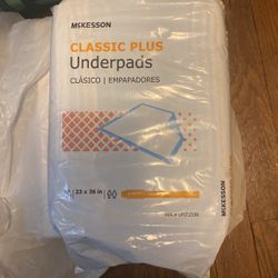 Underpads 10 Per Bag 23x36 absorbent pads