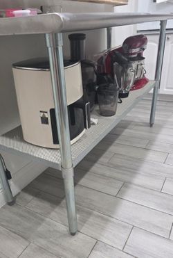 MESA DE ACERO INIXIDABLE