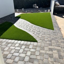 Paver & Grass 