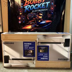 Samsung - °Q60CF° Soundbar Home Theater (Dolby Atmos) Audio System - Premium Sound - Wireless Sub