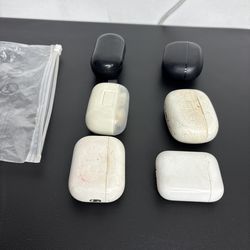 Wireless Earbuds Charging Cases Lot – AirPods Style – AS IS