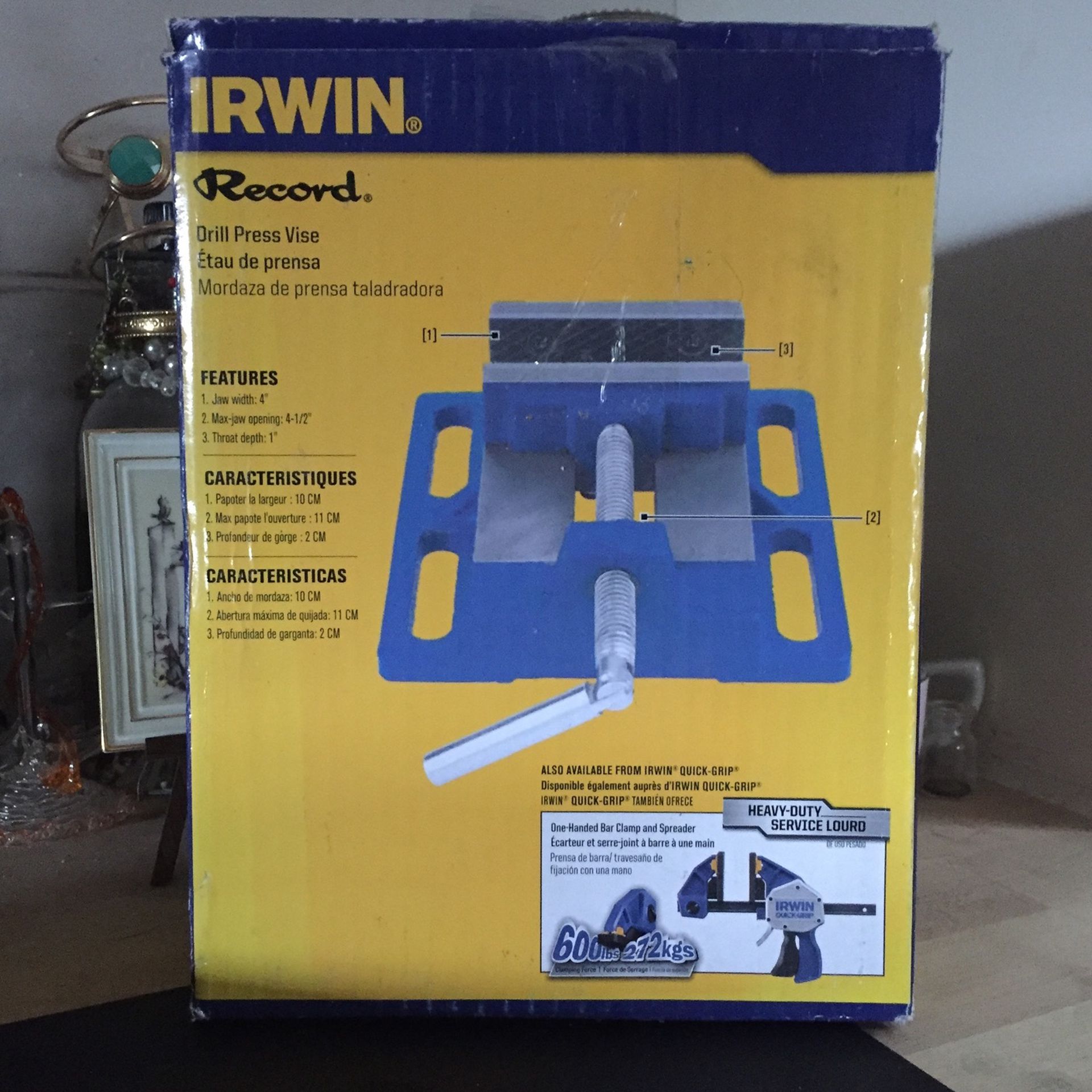 IRWIN 4” Drill Press Vise