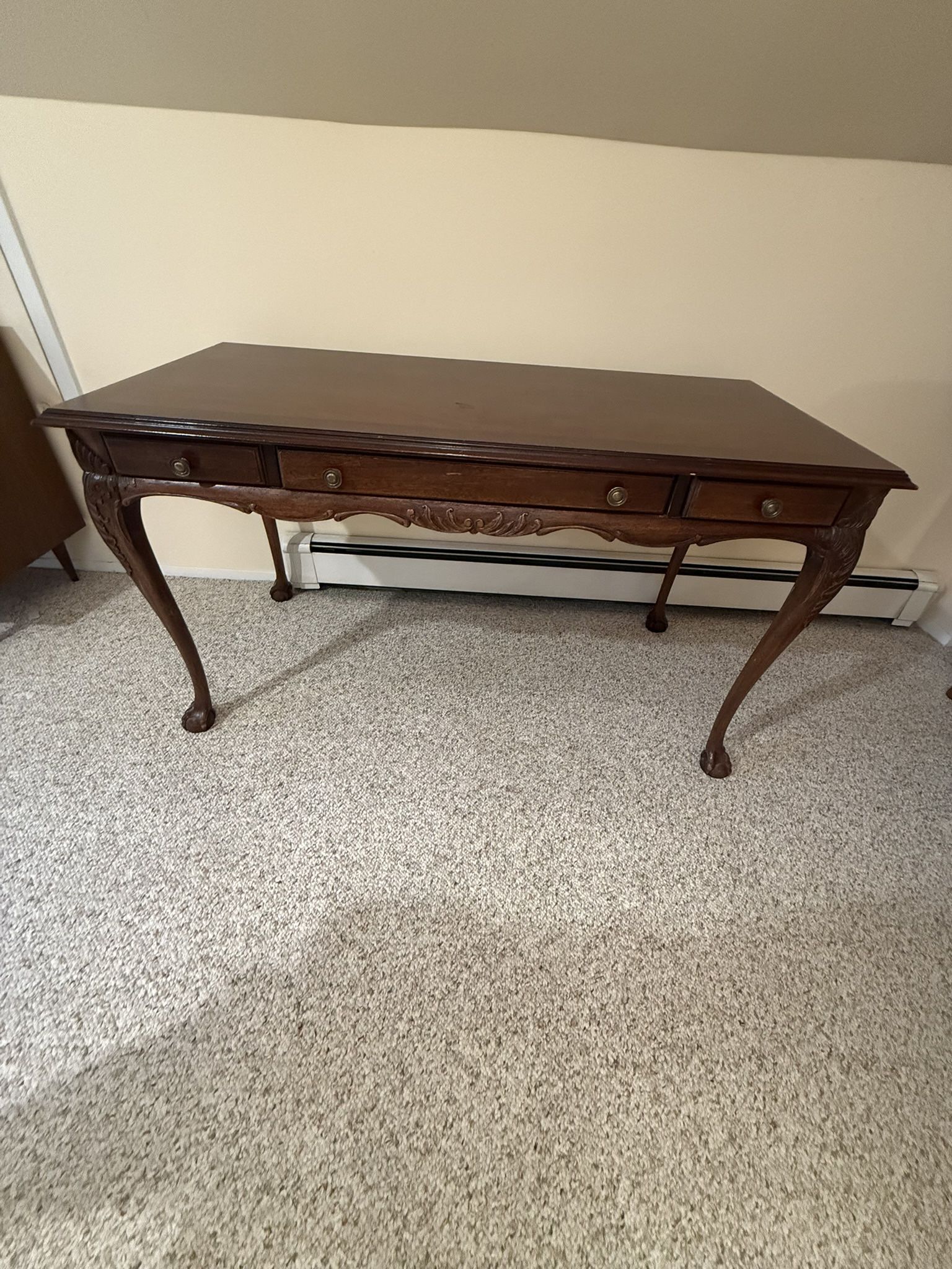 Vintage Desk/ Table (3- Drawers)