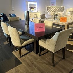 7PC Dining Table Set Only $39 Down