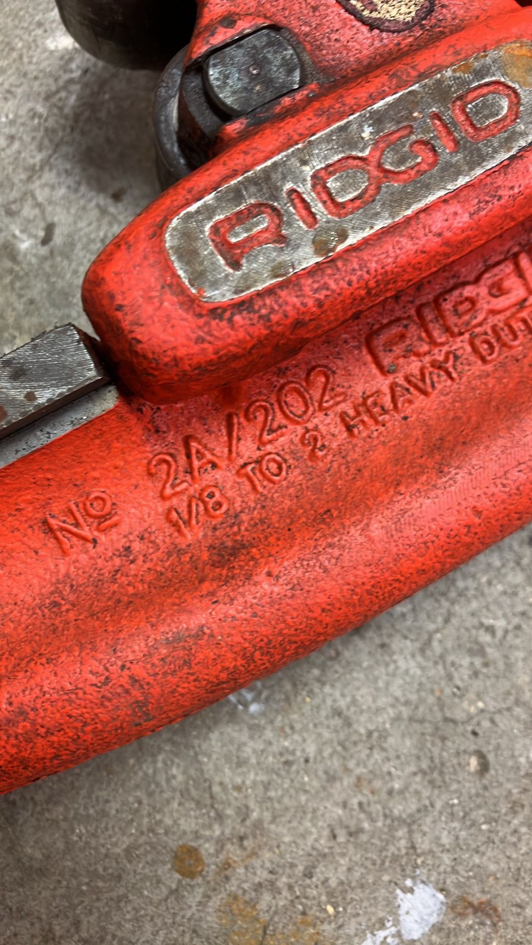 Rigid Heavy Duty 2” Pipe Cutter