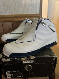 Jordan 18 OG White Sport Royal Size 11