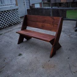Handmade Wooden Bench