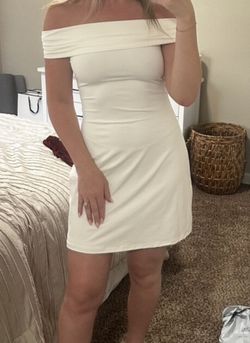 white dress
